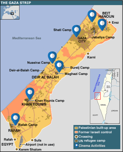 Gaza Strip Map